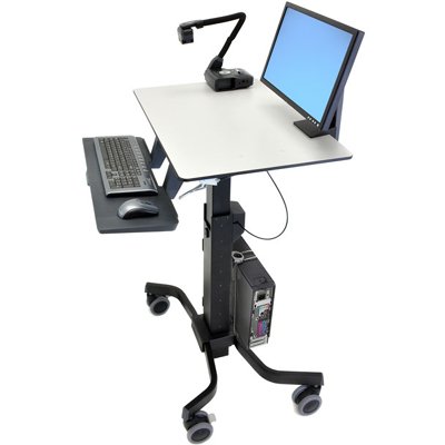 Ergotron 24-220-055 TeachWell Mobile Digital Workspace MDW with LCD Kit and CPU Holder (sold separately)