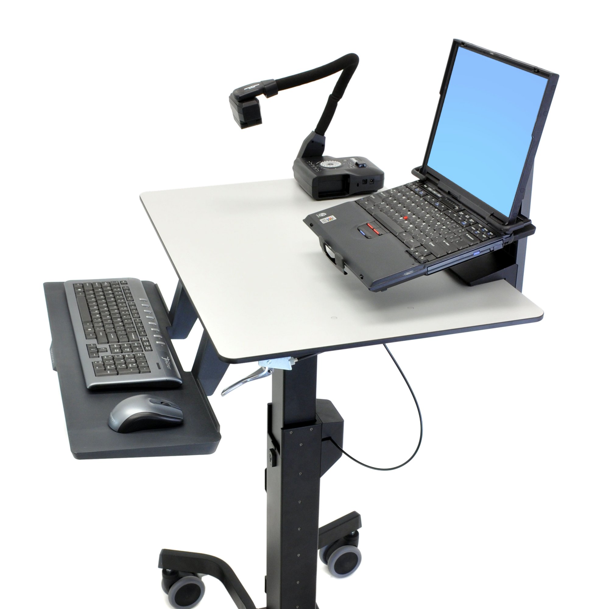 Ergotron 97-585 Laptop Kit with Notebook on TeachWell MDW Mobile Digital Workspace