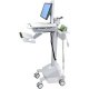 Ergotron SV42-42301 StyleView EMR Computer Cart with LCD Monitor Pivot, LiFe Powered