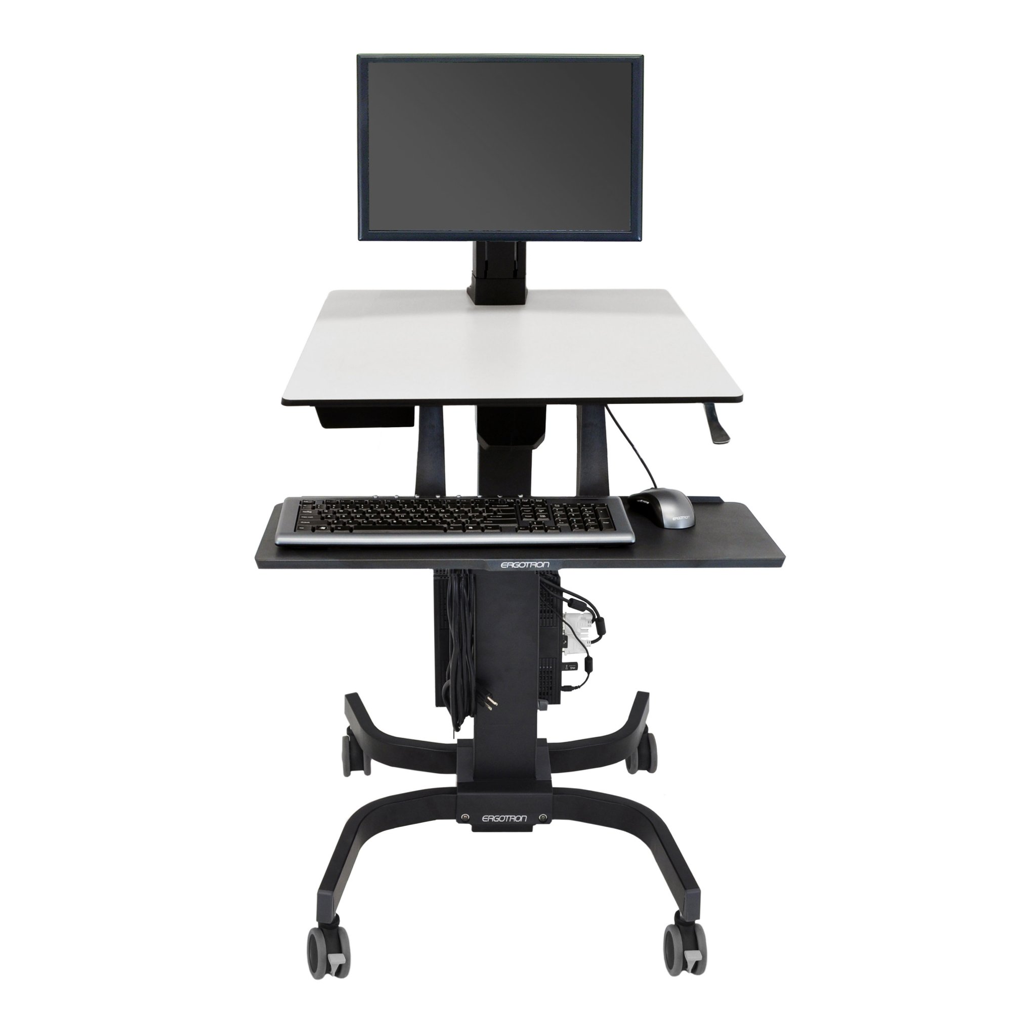 Ergotron Sit-Stand Cart 24-215-085 WorkFit-C, Single LD Monitor