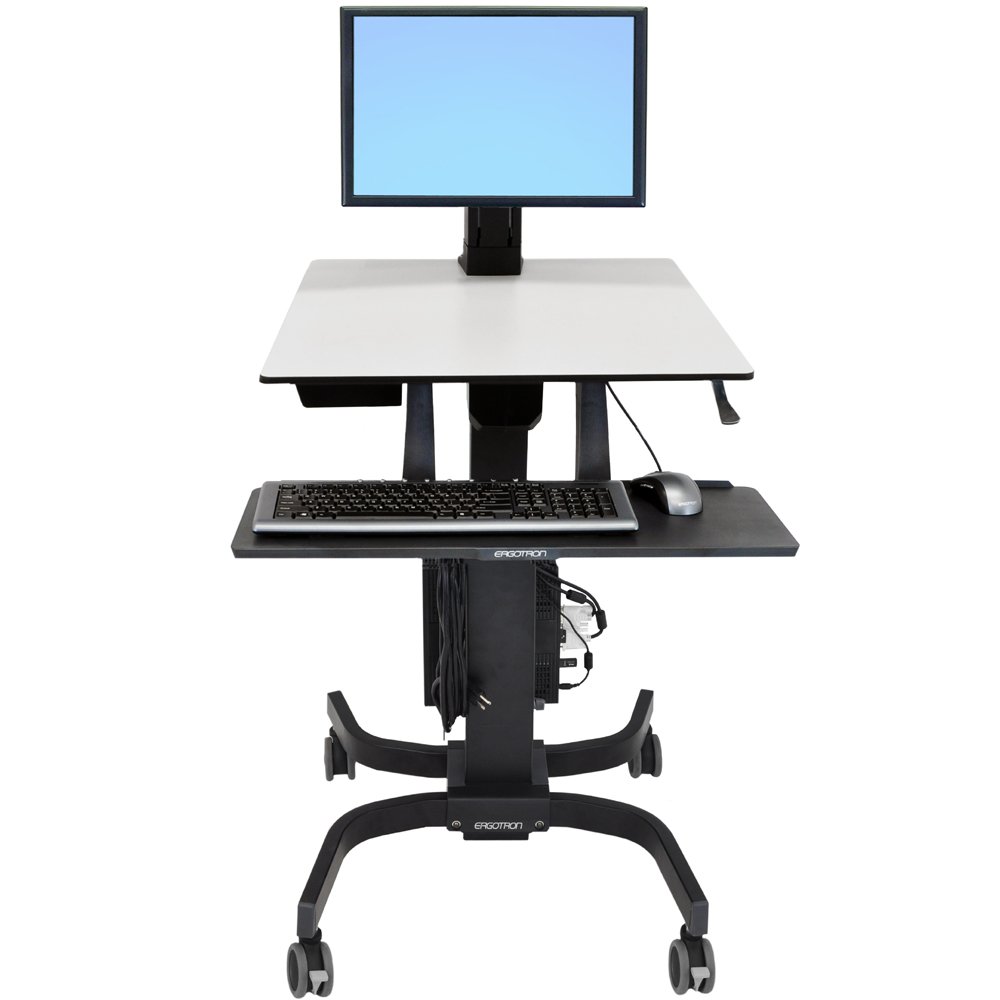 Ergotron Sit-Stand Cart 24-215-085 WorkFit-C, Single LD Monitor