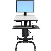 Ergotron Sit-Stand Cart 24-216-085 WorkFit-C, Single HD Monitor
