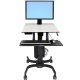 Ergotron Sit-Stand Cart 24-216-085 WorkFit-C, Single HD Monitor