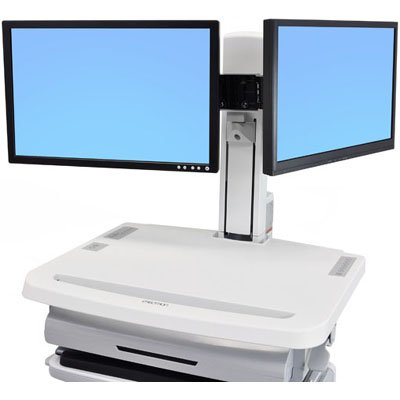 Ergotron 97-574 StyleView Dual Display Kit for StyleView Carts with LCD Pivot