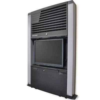Ergotron 60-610-060 StyleView Sit-Stand Enclosure Black Closed