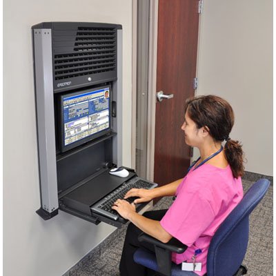 In used image of Ergotron 60-610-060 StyleView Sit-Stand Enclosure Black