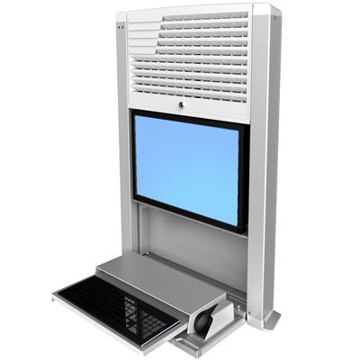Ergotron 60-610-062 StyleView Sit-Stand Enclosure - White