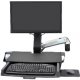 Ergotron 45-260-026 StyleView Sit-Stand Combo Arm with Worksurface