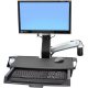Ergotron 45-260-026 StyleView Sit-Stand Combo Arm with Worksurface