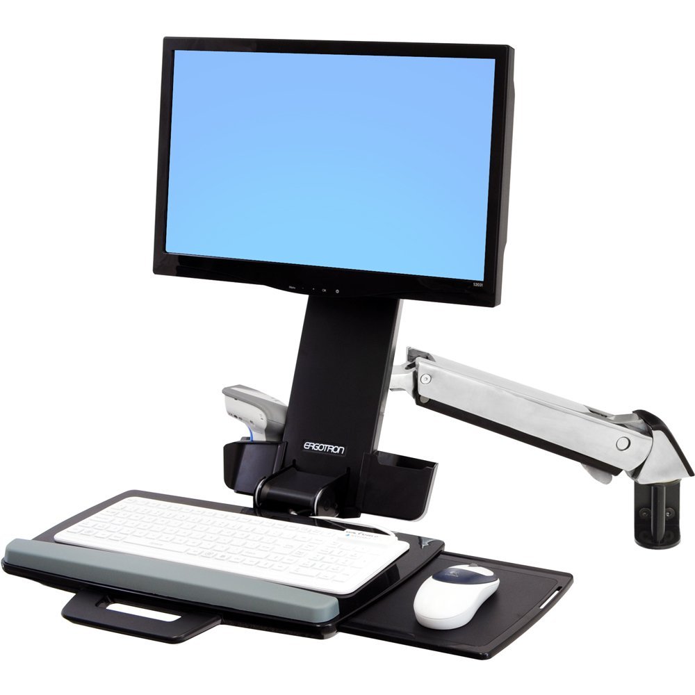 Ergotron 45-266-026 StyleView Sit-Stand Combo Arm