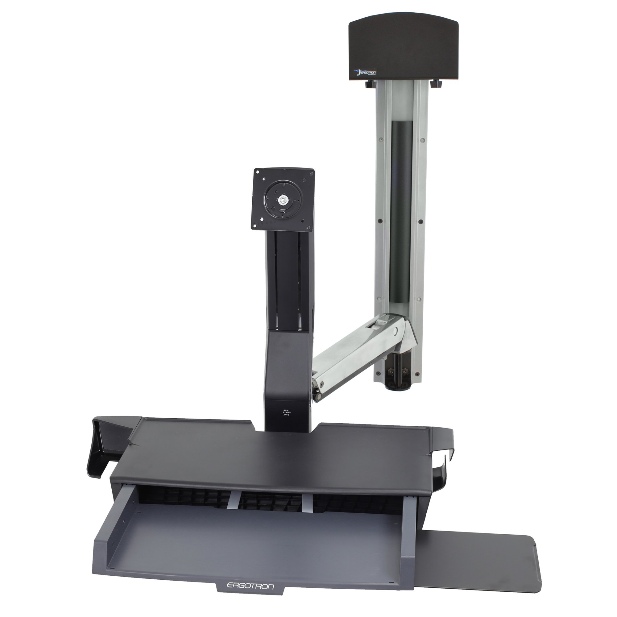 Ergotron 45-272-026 StyleView® Sit-Stand Combo System with Worksurface