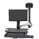 Ergotron 45-272-026 StyleView® Sit-Stand Combo System with Worksurface