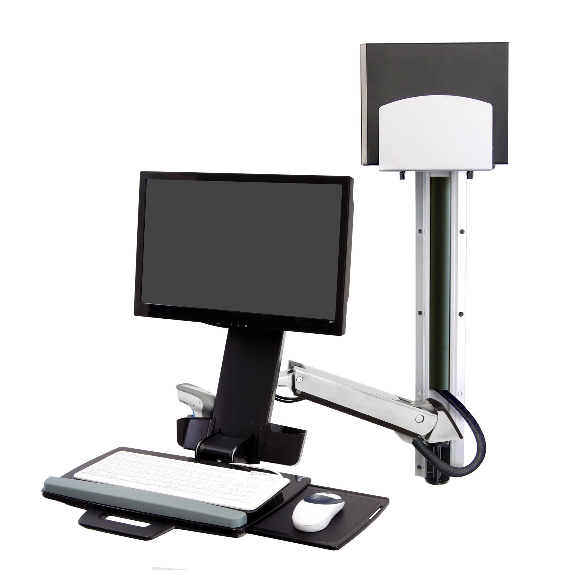 Ergotron 45-271-026 StyleView Sit-Stand Combo System