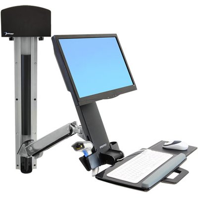 Ergotron 45-273-026 StyleView Sit-Stand Combo System