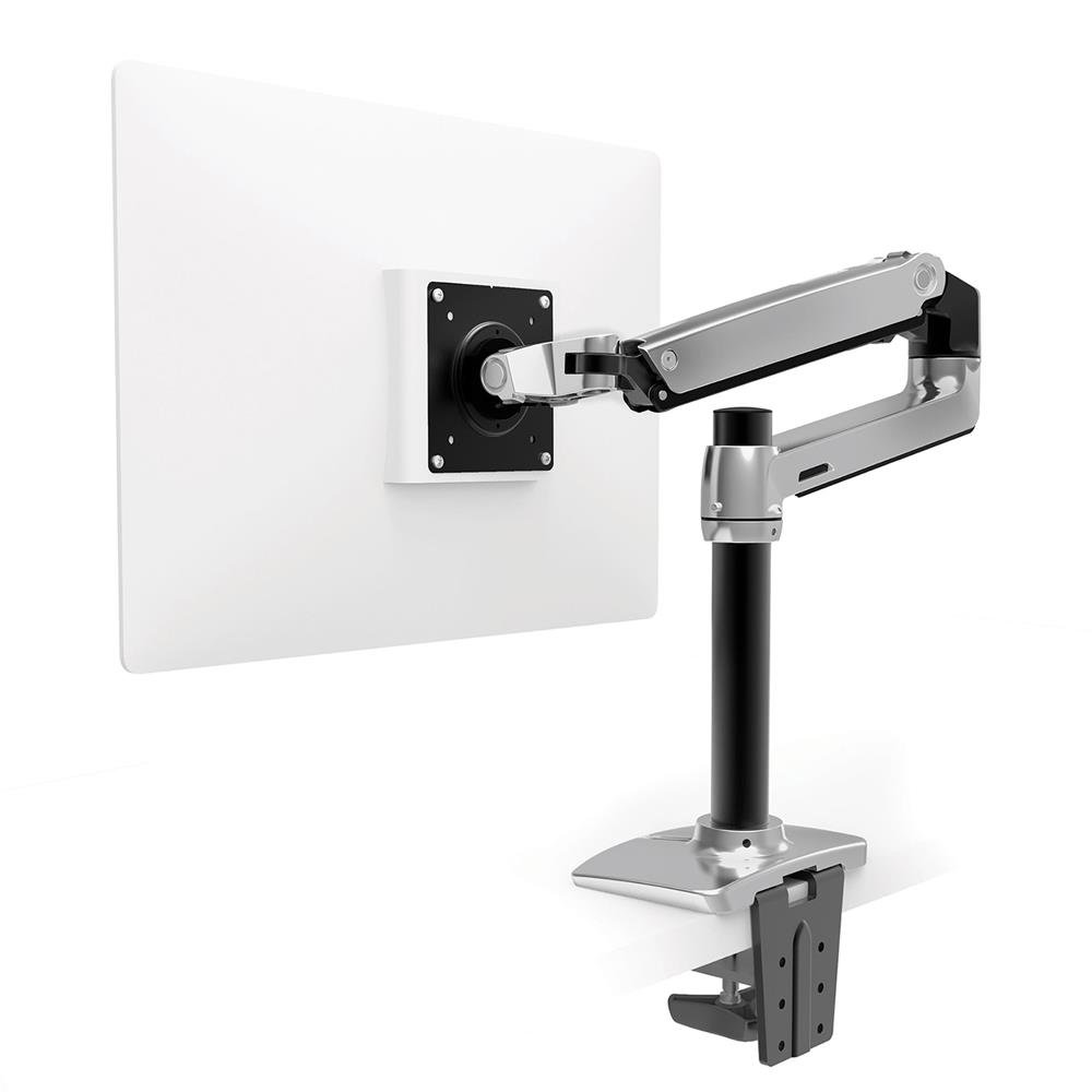 Ergotron 45-295-026 LX Desk Mount Monitor Arm, Tall Pole (13.25")