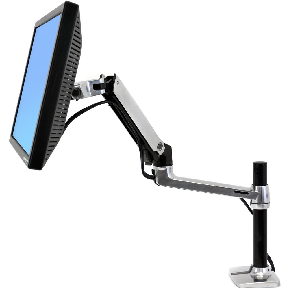 Ergotron LX Desk Mount Monitor Arm Tall Pole - skrivebordsmontering