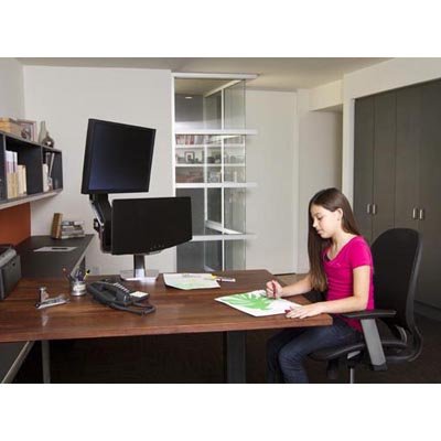 Inused image of Ergotron 24-259-026 WorkFit-A Single LD LCD Monitor up to 24