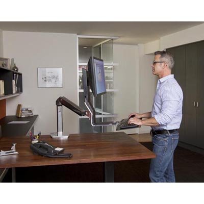 Inused image of Ergotron 24-260-026 WorkFit-A Single HD LCD Monitor up to 30