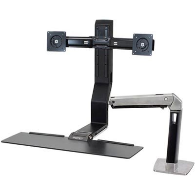 Ergotron 24-257-026 WorkFit-A Dual Monitor up to 22