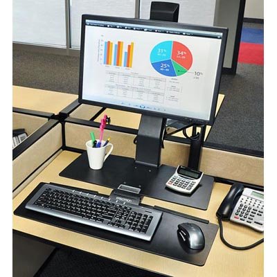 Inused image of Ergotron 24-274-026 WorkFit-A Single LD LCD Monitor up to 24