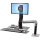 Ergotron 24-274-026 WorkFit-A Single LD Monitor Sit-Stand Workstation with Worksurface