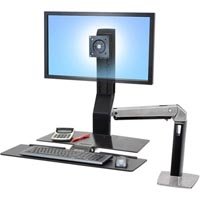 Ergotron 24-275-026 WorkFit-A Single HD Monitor Sit-Stand Workstation with Worksurface