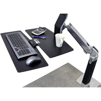 Ergotron 24-272-026 WorkFit-A Dual Monitor up to 22