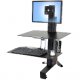 Ergotron 33-350-200 WorkFit-S, Single LD with Worksurface