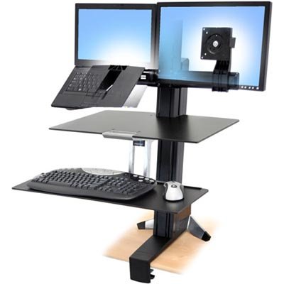 Lcd Laptop Height Adjule Workstation With Kb Tray Worksurface Lcd Laptop Height Adjule