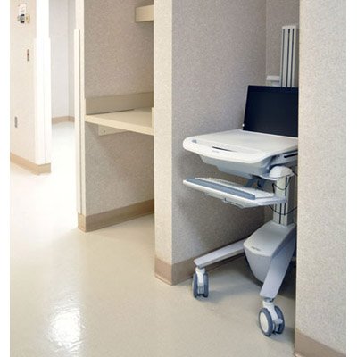 Ergotron SV40-6100-0 StyleView EMR Laptop Computer Cart non-powered for Mobile Medical Applications