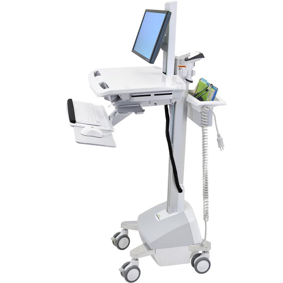 Ergotron SV42-6302-1 StyleView Cart with LCD Pivot, LiFe Powered