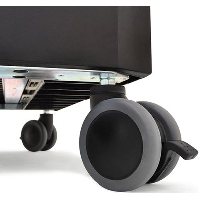Casters of Ergotron 24-246-085 PS Laptop Management Cart with PowerShuttle Technology Black 