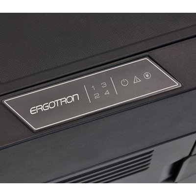 LED of Ergotron 24-291-085 PS Laptop Charging Cart with PowerShuttle Technology Black