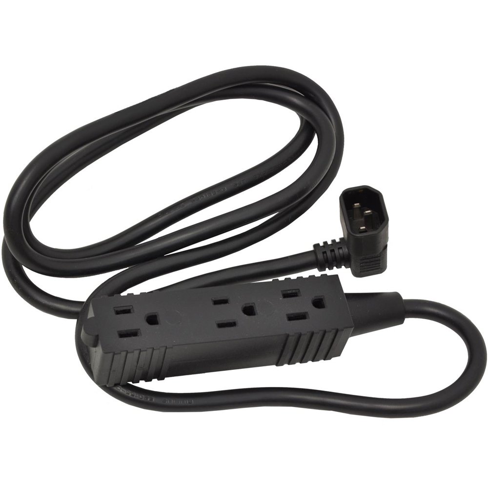 Ergotron 97-703 StyleView 3-Outlet Power Strip, IEC