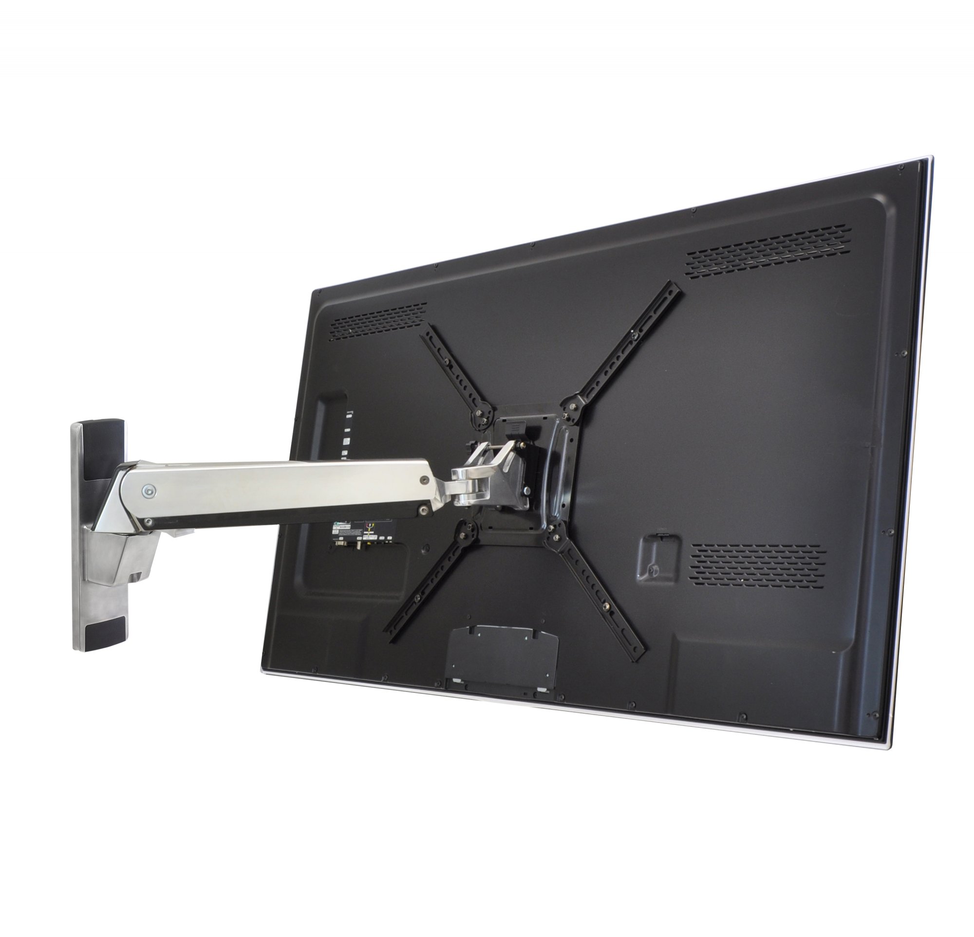 Ergotron 45-304-026 Height Adjustable Wall Mount Arm for TV, VHD