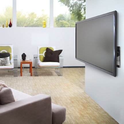 Ergotron 45-304-026 carrying a TV (sold separately) in your living room