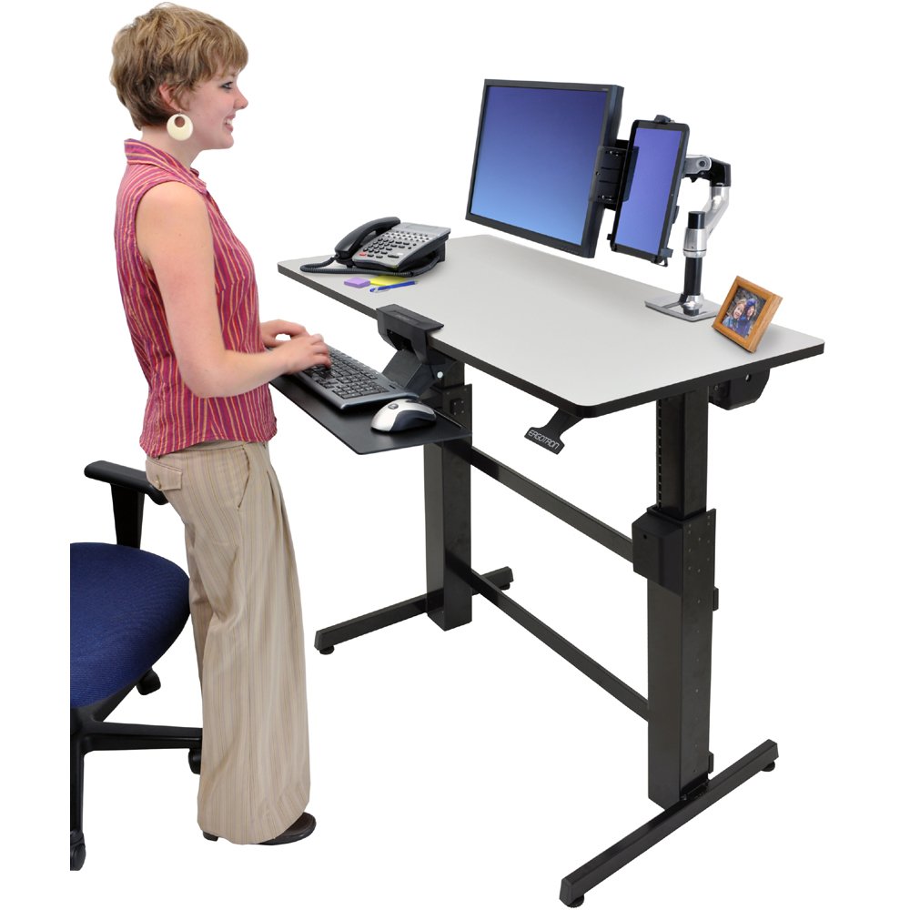 Stand and work with ergotron 24-271-926