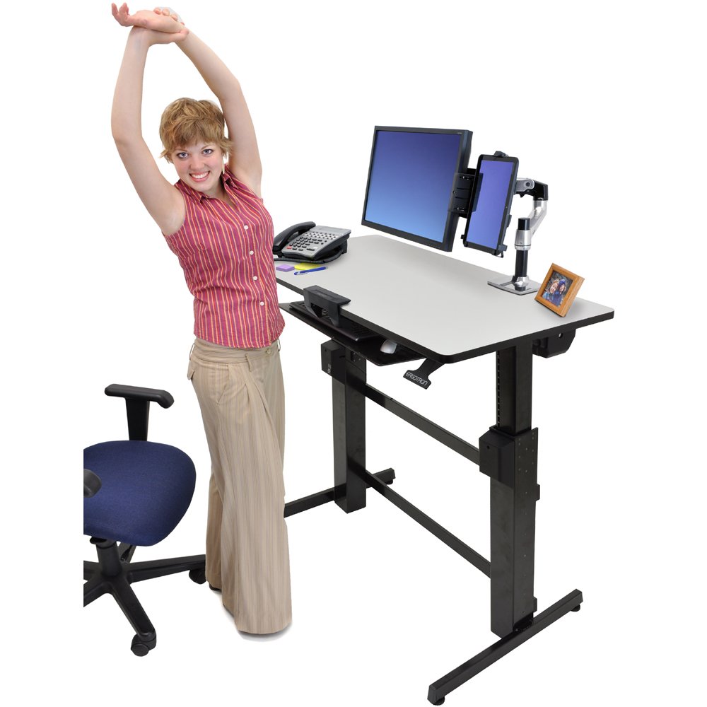Stand and work with ergotron 24-271-926