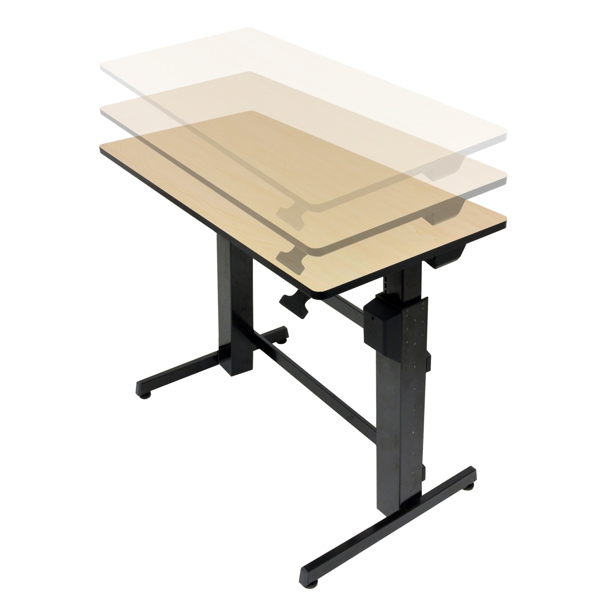 Ergotron 24-271-928 WorkFit-D, Sit-Stand Desk 