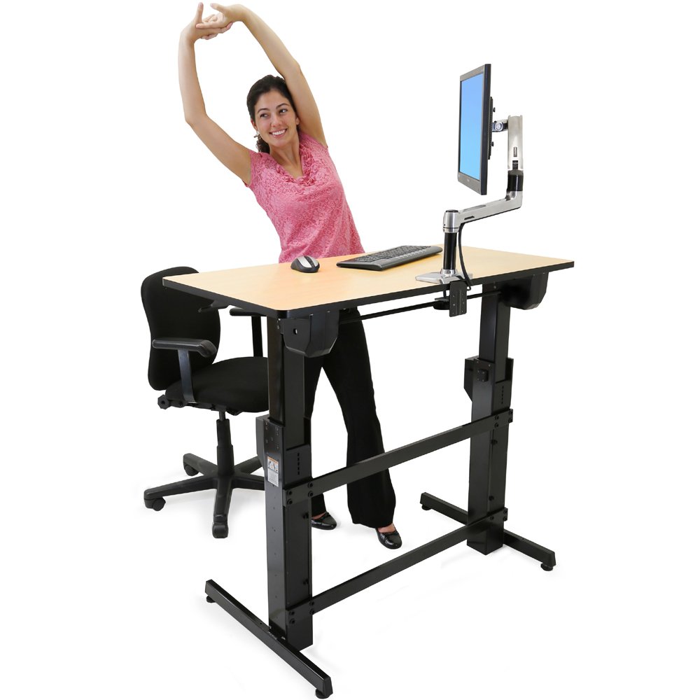 Stand and work with ergotron 24-271-928