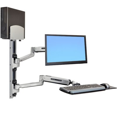 Ergotron 45-358-026 LX Sit-Stand Wall Mount System