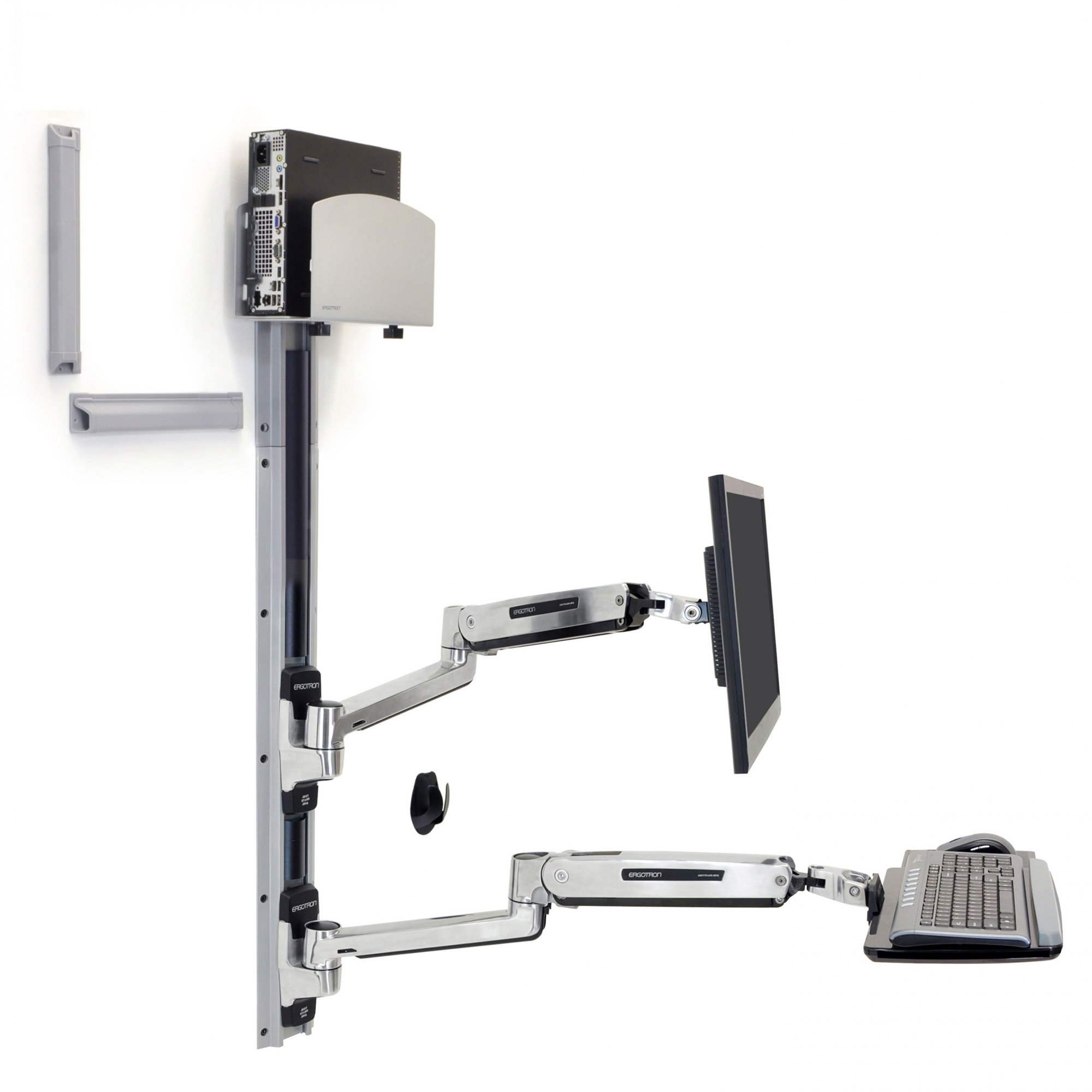 Ergotron 45-358-026 LX Sit-Stand Wall Mount System