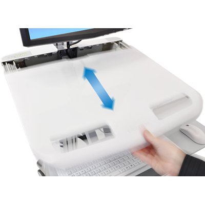 Ergotron SV41-3210-0 StyleView Cart with LCD Arm, 1 Drawer