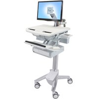 Ergotron SV41-3210-0 StyleView Cart with LCD Arm, 1 Drawer