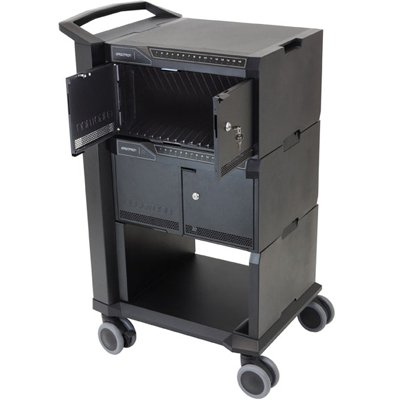 Ergotron 24-328-085 Tablet Management Cart 32, with ISI for iPad