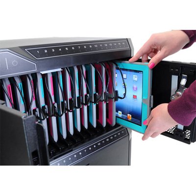 Ergotron 24-328-085 Tablet Management Cart 32, with ISI for iPad