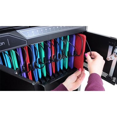 Ergotron 24-329-085 Tablet Management Cart 48, with ISI for iPad