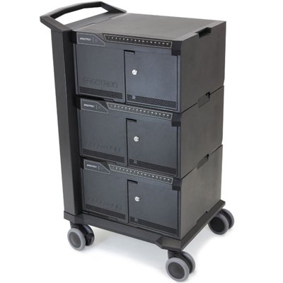 Ergotron 24-329-085 Tablet Management Cart 48, with ISI for iPad