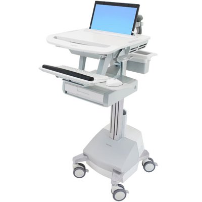 Ergotron SV42-3111-1 StyleView Laptop Cart, SLA Powered, 1 Drawer