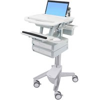 Ergotron SV41-3120-0 StyleView Laptop Cart, 2 Drawers